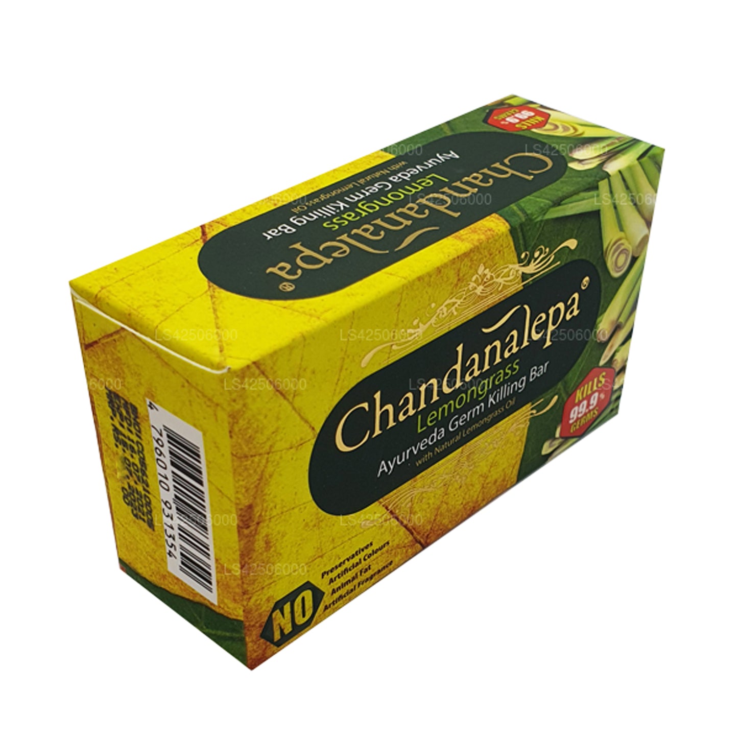 Chandanalepa Lemongrass Ayurveda 杀菌香皂（100 克）