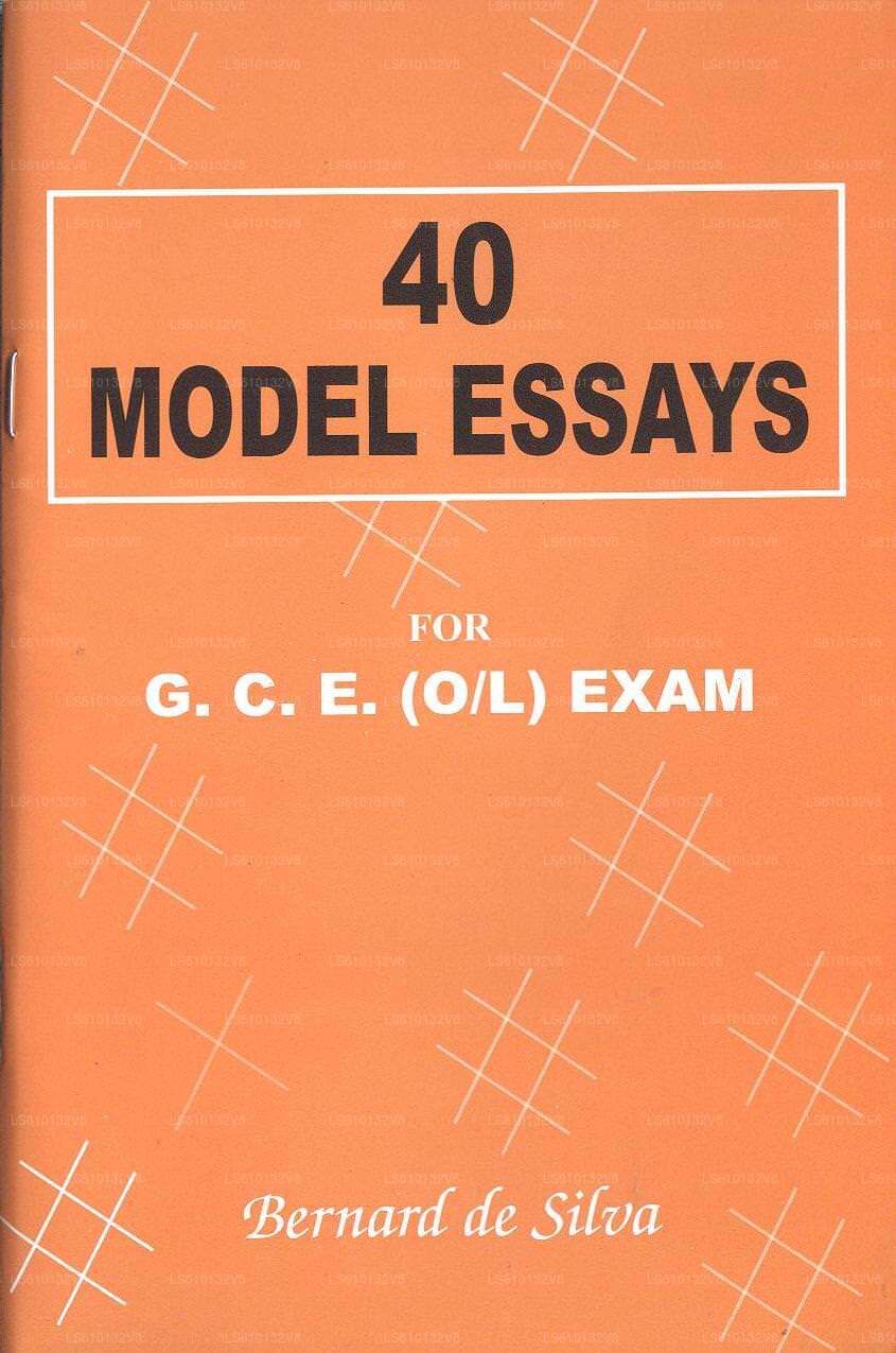 40 Model Essays