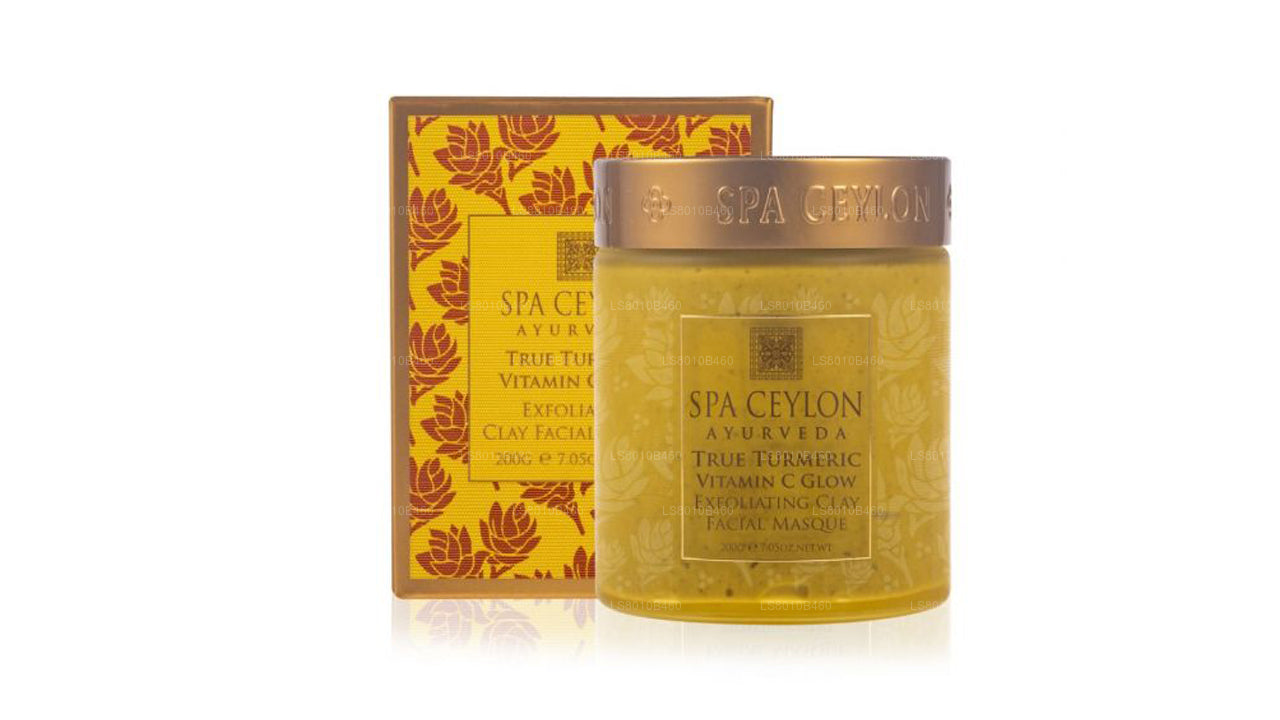 Spa Ceylon True Turmeric-维生素 C Glow-去角质粘土面膜 (200 g)