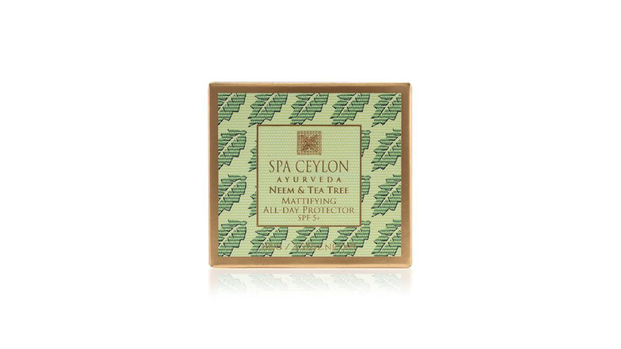 Spa Ceylon Neem and Tea Tree 全天哑光防晒霜 (SPF 5+) 100g