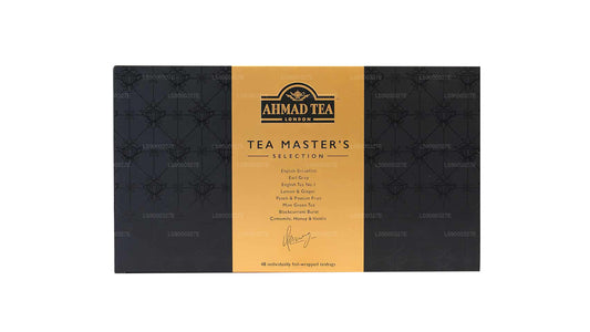 Ahmad Tea Tea Master’s Selection (8x6tb) 48 Foil Tea Bag Box (Black & Gold)