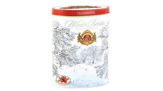 Basilur Winter Berries “蔓越莓”（100 克）罐装