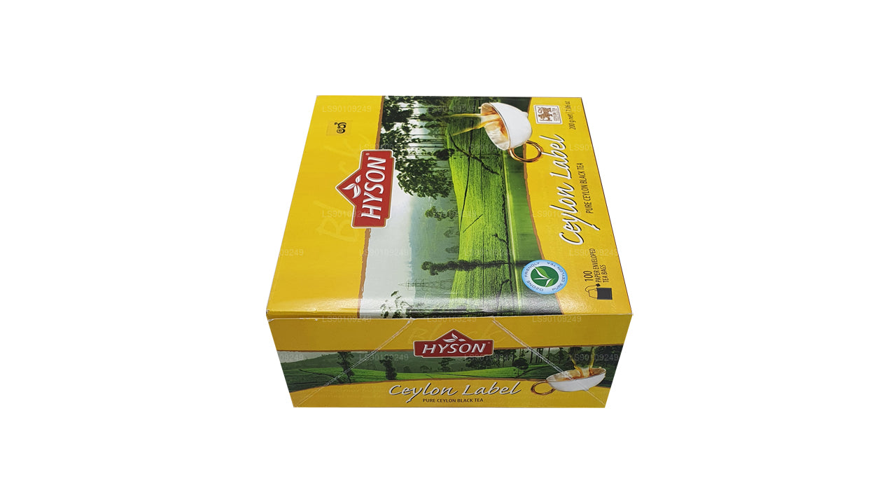 Hyson Ceylon Label BOPF (200g) 100 个茶包