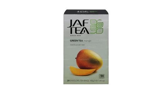 Jaf Tea Pure Green Collection 绿茶芒果铝箔信封茶包 (40g)