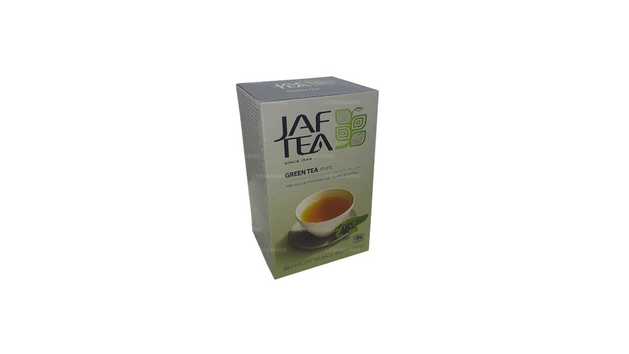 Jaf Tea Pure Green Collection 绿茶薄荷铝箔信封茶包 (40g)