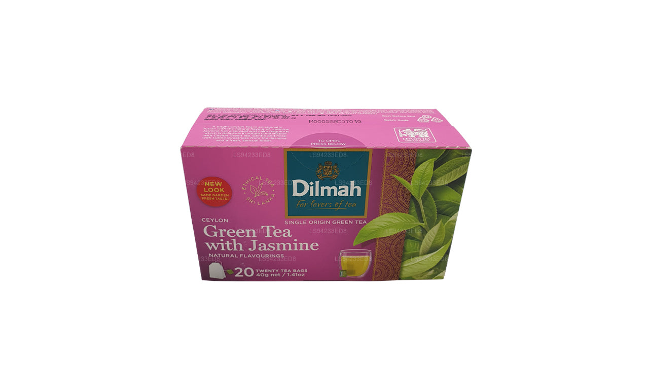 Dilmah 锡兰绿茶含茉莉花 (40g) 20 个茶包